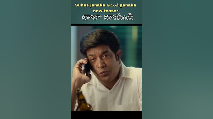 Janaka Aithe Ganaka Teaser - Suhas | Sangeerthana | Sandeep Bandla | Vijai Bulganin | Dil Raju