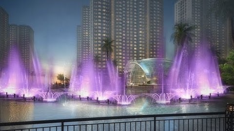 Màn trình diễn nhạc nước tuyệt đẹp đêm Noel tại Times City-Vincom Mega Mall