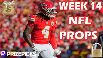 PRIZEPICKS NFL PICKS | WEEK 14 | SUNDAY 12/7/25 | NFL PLAYER PROPS PICKS | PRIZEPICKS NFL TODAY
