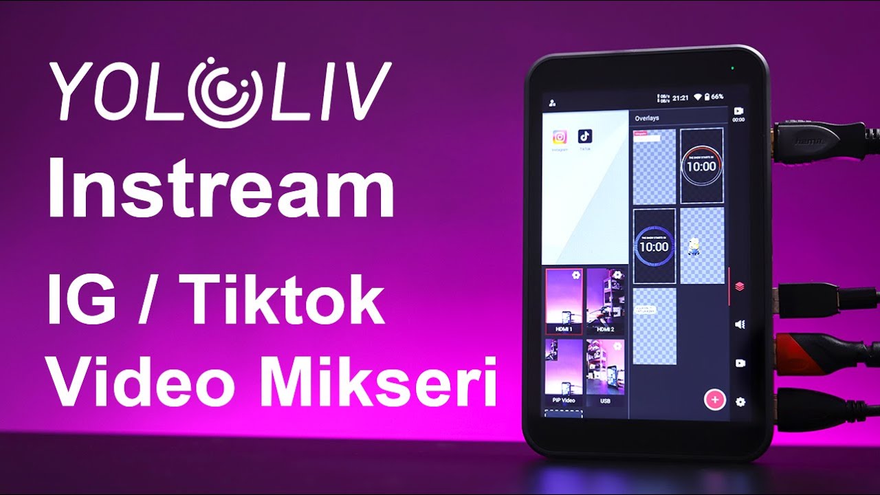Yt Instream @YoloLivTech Instream Instagram Canlı Yayın Video Mikseri İnceleme ...