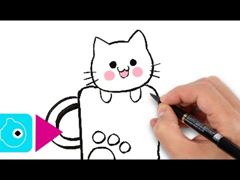 Dessiner Un Chat Kawaii En Moins De 3 Minutes Facile Dessiner Un Chat Facilement 1