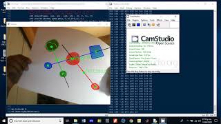 Python and OpenCV - Position and orientation from color shapes