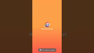Your session is expired Rail Connect App not working Rail Connect app
