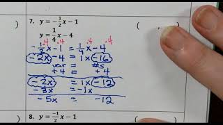 Solve systems of linear equations using Equal Values Method Level 2