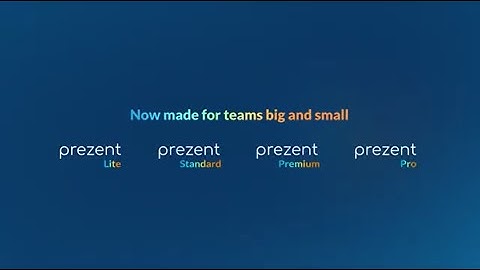 Prezent : The Only AI Presentation Platform with Contextual Intelligence for Business Communication