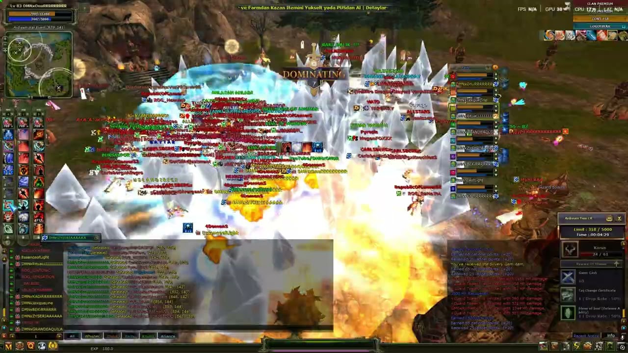 4DemonS Clanı Mage PK - DIŞ MİHROPLAR !        #knightonline   #logoswar