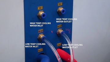 Mini Laser Cutting Machine Installation---Step 2 Install the Water Chiller