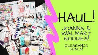 Joanns Walmart Haul The Happy Planner MAMBI