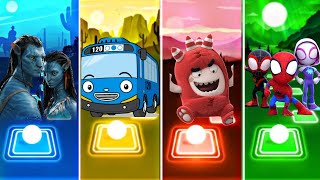Avatar Tayo The Little Bus Oddbods Spidey And His Amazing Friends Who Will Win 