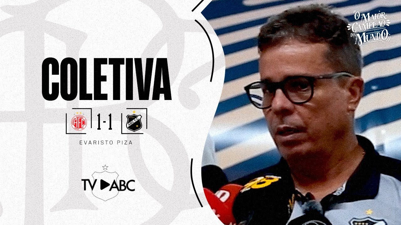 #Potiguar2025 | Coletiva Evaristo Piza - América 1 x 1 ABC - 22/03/2025