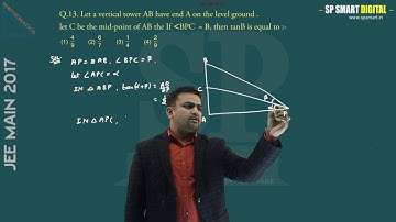 JEE MAIN 2017 MATHS SOLUTIONS in HINDI || Part 2 || BY SP SMART