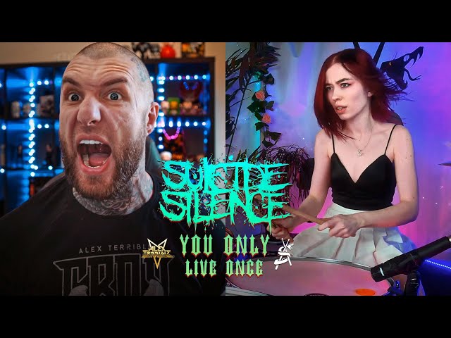 Anastasia Sereda ft @AlexTerrible (Slaughter To Prevail) | Suicide Silence - You Only Live Once class=