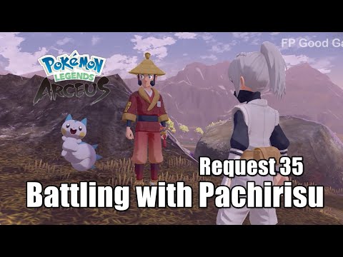 Battling with Pachirisu - Pokemon Legends Arseus Request 35