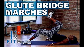 Glute Bridge March Tutorial | Strengthen Your Legs, Hips, & Core, Improve Hip & Single Leg Stability