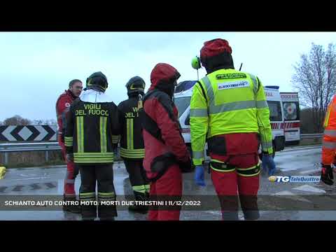 SCHIANTO AUTO CONTRO MOTO: MORTI DUE TRIESTINI | 11/12/2022