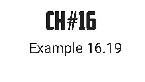 Ch#16 testing of hypothesis.                Example 16.19
