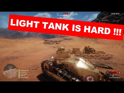 BATTLEFIELD 1: LIGHT TANK IS OVERPOWERED 14K/D!! (DUTCH)