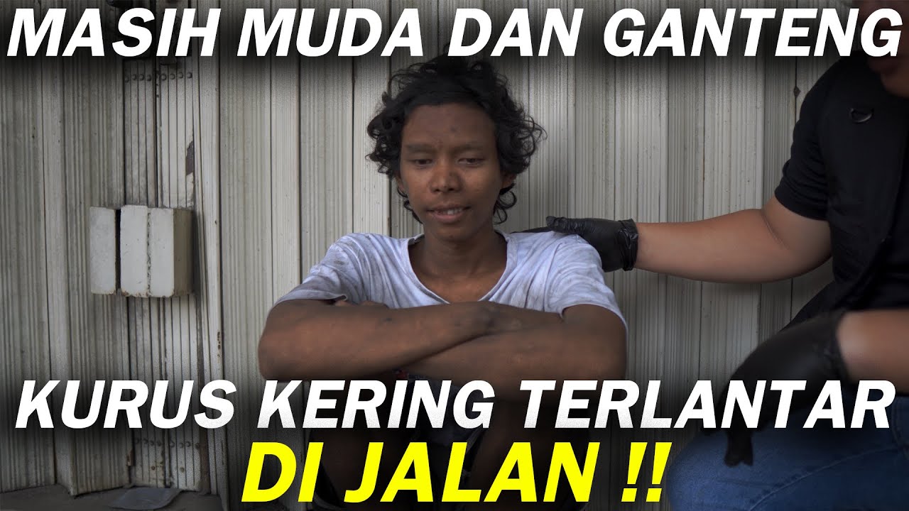 ODGJ Ganteng Masih Muda, Kurus Kering Terlantar di Jalan – Netizen Syok Lihat Kondisinya!
