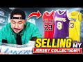 SELLING MY NBA JERSEY COLLECTION?!?!?! | TOUGHEST VIDEO I HAD TO FILM | LeBron, Kobe, Michael Jordan