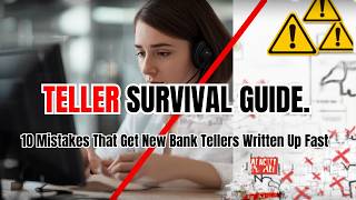 Teller Survival Guide 10 Mistakes That Get New Bank Tellers Written Up Fast