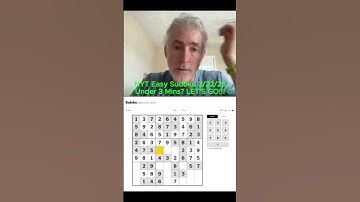 Can I Solve the NYT Easy Sudoku in Under 3 Minutes? #shorts #sudoku Challenge! [March 22, 2025]