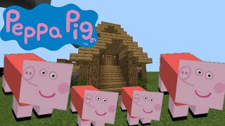 Peppa Pig destroys my house in minecraft........