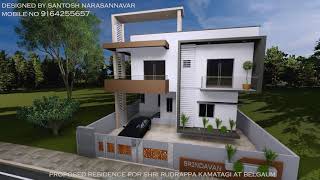 PROPOSED RESIDENCE AT BELGAUM PLEASE CONTACT 9164255657 FOR YOUR DESIGNS #civilengineering