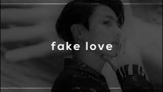 bts - fake love (slowed   reverb)