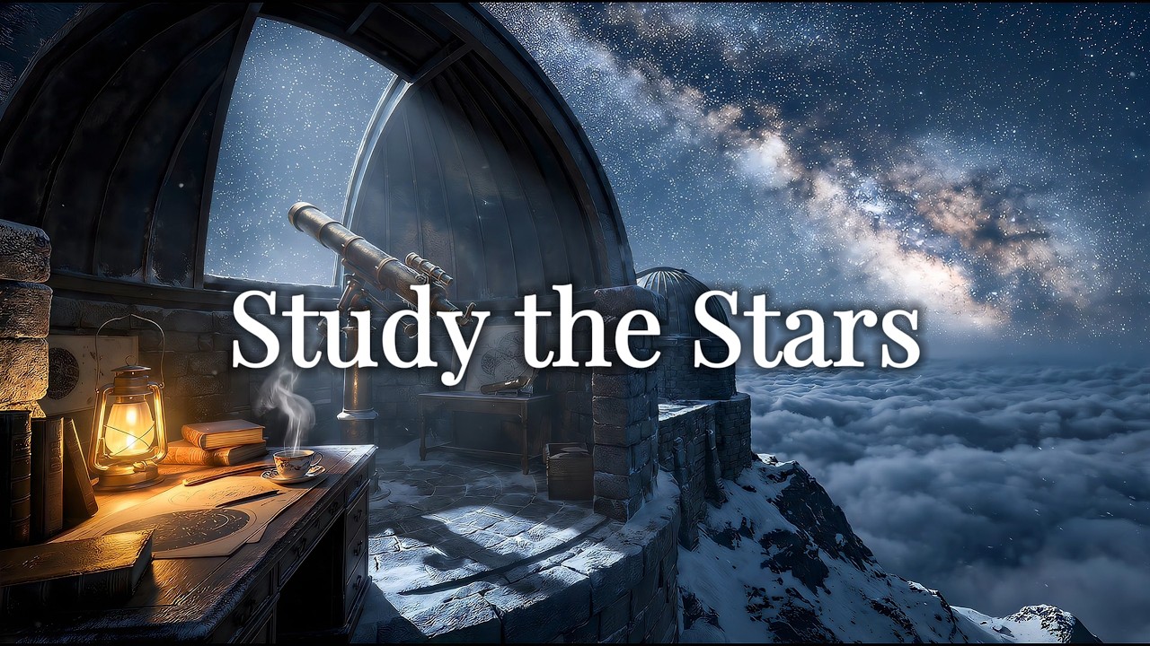Midnight Mountain Observatory 🌌 Relaxing Ambient for Study, Sleep & Deep Focus (3 Hours)