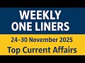 Weekly Current Affairs 2025 | SSC, Railway, Bank के लिए Most Important #currentaffairs