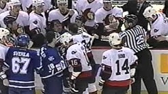 Darcy Tucker vs Chris Neil & Shane Hnidy Mar 4, 2003