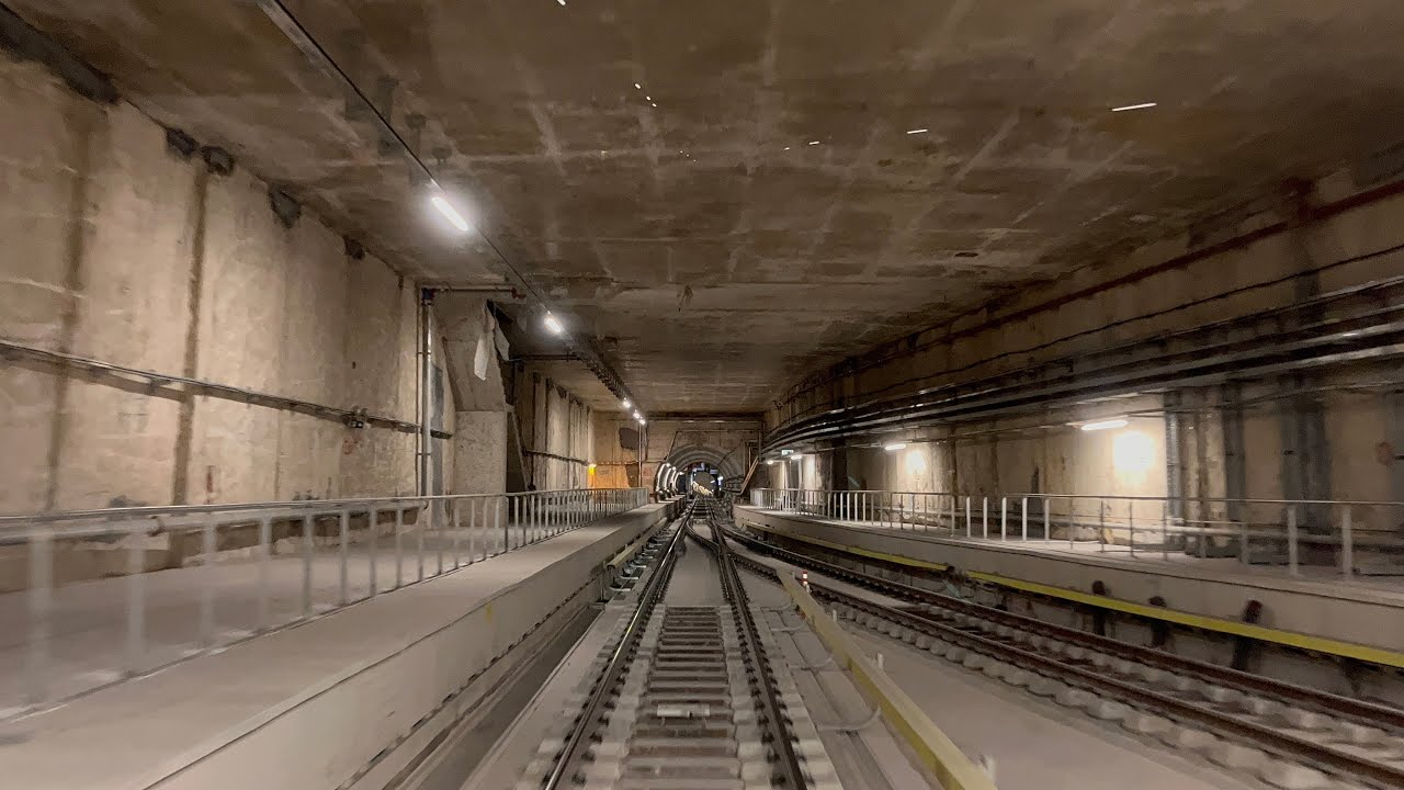 Thessaloniki Metro Full Journey | New Railway Station - Nea Elvetia