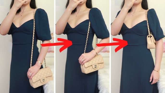 HOW TO SHORTEN CHANEL BAG CHAIN STRAP (on the shoulder, crossbody, & super  short) 