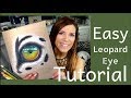 HOW TO DRAW A REALISTIC LEOPARD EYE in real time | Colored Pencil