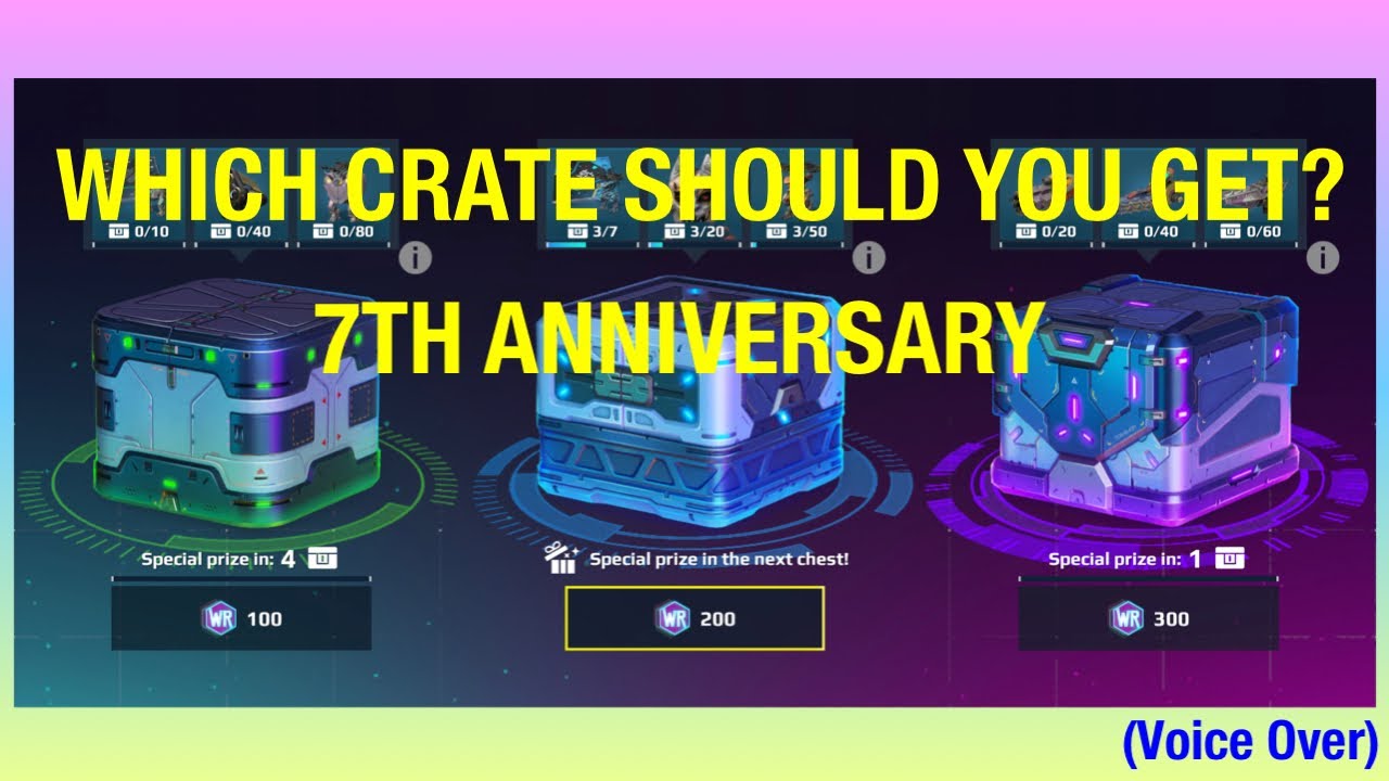 7TH ANNIVERSARY CRATES GUIDE! | Which One Should You Get? | War Robots WR