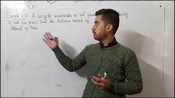 Matric part 1|Class Ninth Physics Chapter Number 2 Example Problems 2.10 and 2.12.