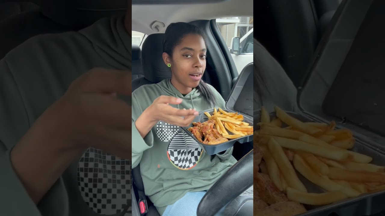 WNB Factory Honeygarlic Wings Fries Mukbang