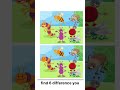 find 6 difference you ⁉️ #findthedifference #shortvideo #reelscreator #reels #shorts #shere #short
