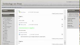 Moodle 2.x URL Resource