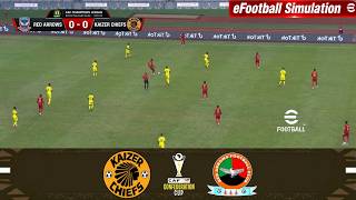 KAIZER CHIEFS vs RED ARROWS [1-0] Highlights | CAF Confederation Cup | PES21 Efootball Simulation