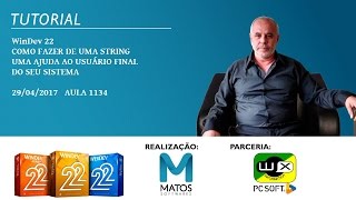 Aula 1134 WinDev String Como FAzer Uma Ajuda usuario