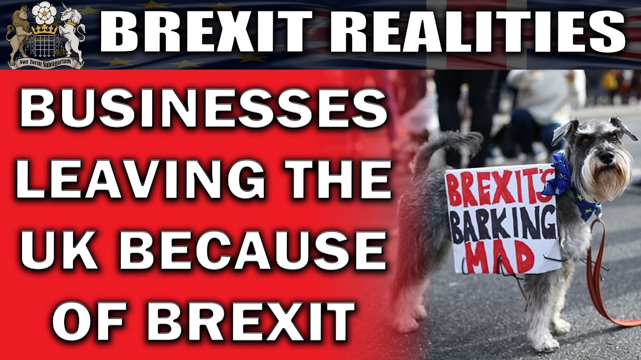 BREXIT: Businesses Still Leaving Britain Due to Red Tape