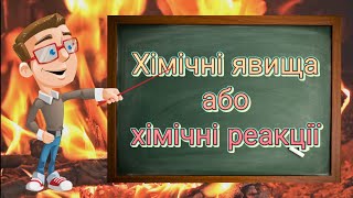 Хімічні явища, або хімічні реакції. Природознавство п&#39;ятий клас.