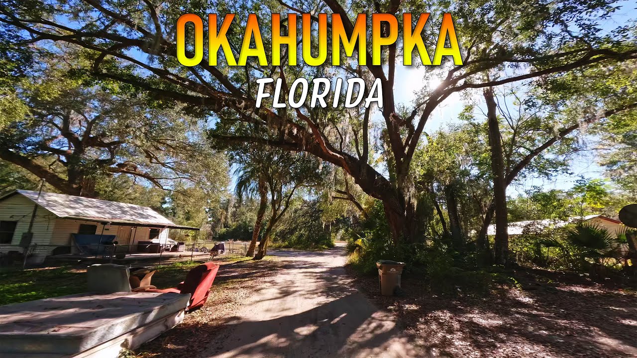 Okahumpka Florida Driving Through