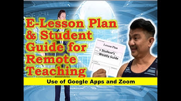 E-Lesson Planning and Student Guide in Remote Teaching
