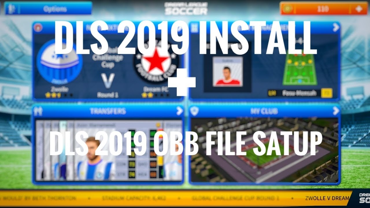 How to download DLS 2019 Apk and DLS 2019 obb file satup - YouTube