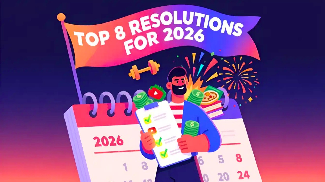 Восемь самых популярных новогодних обещаний американцев на 2026 год (что показывают данные)