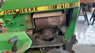 John Deere 216 pto