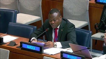 Statement by Mr. Hoeseb, Namibia on Peaceful uses of outer space UNGA74