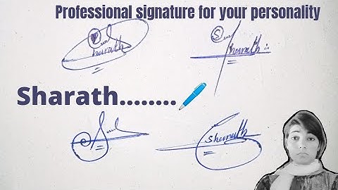 Sharath name signature#gracefull  sign#name signature with arooj